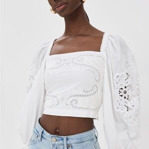 New Farm Rio Lace Top Sz L